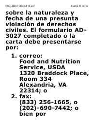 Formulario FAA-1111A-SXLP Formulario Para Verificar La Declaracion Del Participante (Letra Extra Grande) - Arizona (Spanish), Page 41