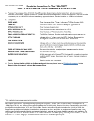Form FAA-1182A Ahcccs Fraud Prevention Determination Authorization - Arizona, Page 2