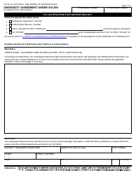 Form DOT ADM-3015UTC University Agreement Under $10,000 - California, Page 6