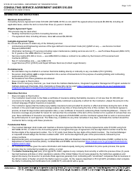 Form DOT ADM-3015C Consulting Service Agreement Under $10,000 - California, Page 4