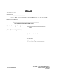 Answer to Petition for Divorce (Disagree) (Without Children) - Kansas, Page 5