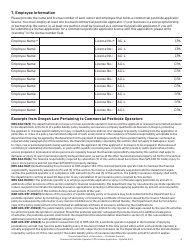 Commercial Pesticide Operator (Cpo) License Application - Oregon, Page 4