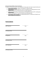 Memorandum of Understanding for Registered Apprenticeship in Teaching Program - North Dakota, Page 3