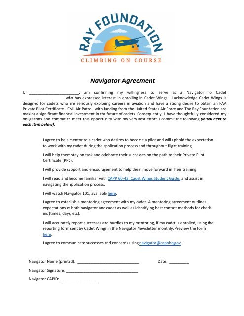 Navigator Agreement