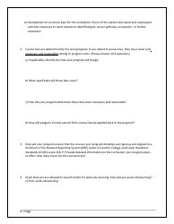 Agency/Program Application - Iowa High School Equivalency Diploma (Hsed) Alternative Pathways - Iowa, Page 8