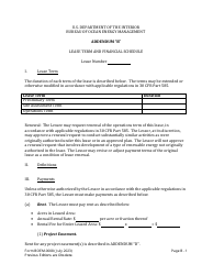 Form BOEM-0008 Commercial Lease of Submerged Lands for Renewable Energy Development on the Outer Continental Shelf, Page 11