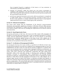 Form BOEM-0008 Commercial Lease of Submerged Lands for Renewable Energy Development on the Outer Continental Shelf, Page 6