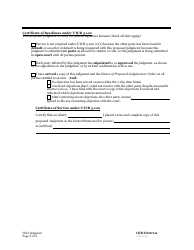 Residential Eviction General Judgment - Oregon, Page 3