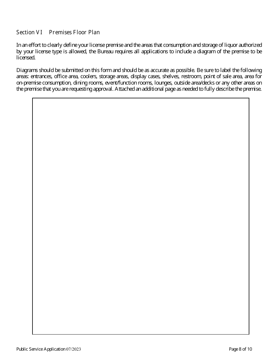 Application for a Public Service License - Maine, Page 10