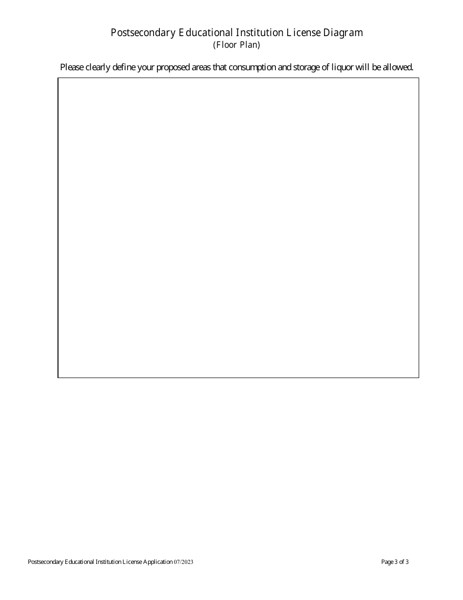 Postsecondary Educational Institution Sampling License Application - Maine, Page 3