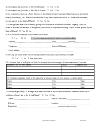 Application for Large Winery - Maine, Page 2