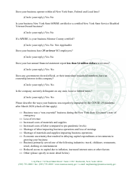 Small Business Micro Loan Application - Monroe County, New York, Page 2