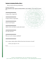 Small Business Micro Loan Application - Monroe County, New York, Page 4