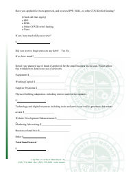 Small Business Micro Loan Application - Monroe County, New York, Page 7