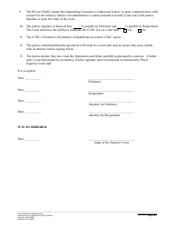 Form PL-FCS003 Stipulation and Order for Private Child Custody Recommending Counseling (Ccrc) - County of Placer, California, Page 2