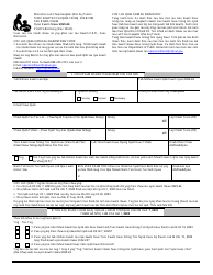 Form PI-9419 Request for Tuition Waiver Due to Move - Wisconsin (Hmong)