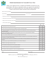 Concealed Handgun License/Concealed Carry Handgun Instructor Approval Application - New Mexico, Page 11