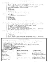 Concealed Handgun License/Concealed Carry Handgun Instructor Approval Application - New Mexico, Page 2