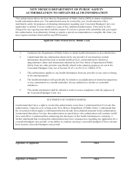 Concealed Handgun License/Concealed Carry Handgun Instructor Approval Application - New Mexico, Page 7