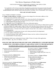 Concealed Handgun License/Concealed Carry Handgun Instructor Approval Application - New Mexico, Page 9