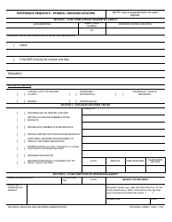 Document preview: Optional Form 11 Reference Requests - Federal Records Centers