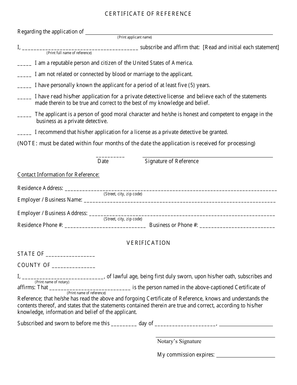 Private Detective - Initial Application - Kansas, Page 16