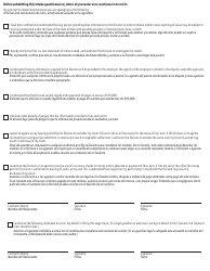 Wage Claim Questionnaire - Utah (English/Spanish), Page 7