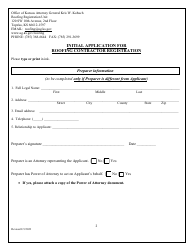 Initial Application for Roofing Contractor Registration - Kansas, Page 2