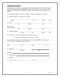 Initial Application for Scrap Metal Dealer Registration - Kansas, Page 3