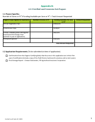 Application Form - Organic Industry Development Program - Prince Edward Island, Canada, Page 7