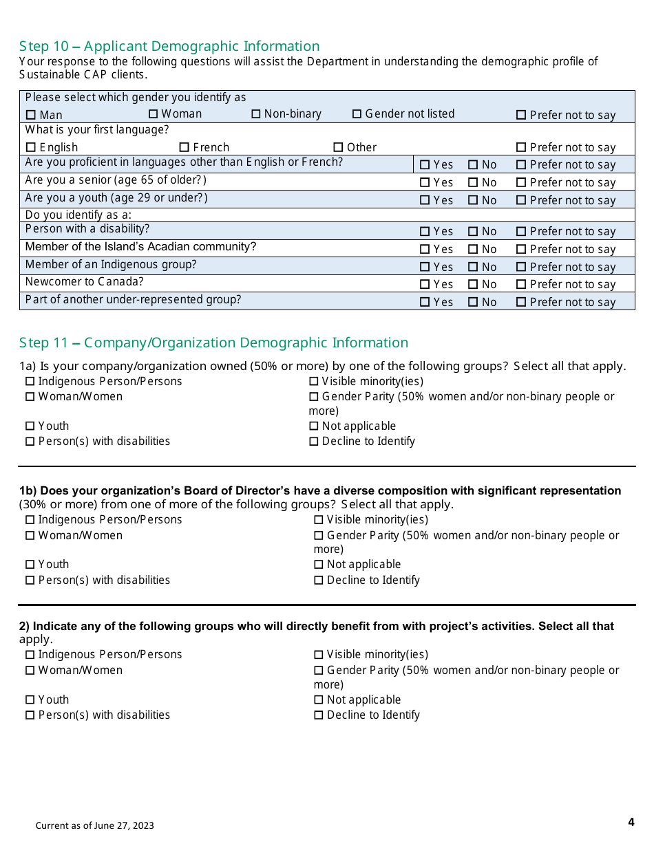 Application Form - Alternative Land Use Services (Alus) Program - Prince Edward Island, Canada, Page 4