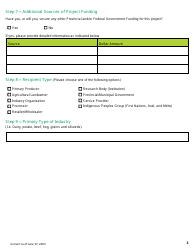 Application Form - Agriculture Stewardship Program - Prince Edward Island, Canada, Page 3