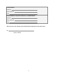 Request for Approval of Transfer Certificate, Page 4