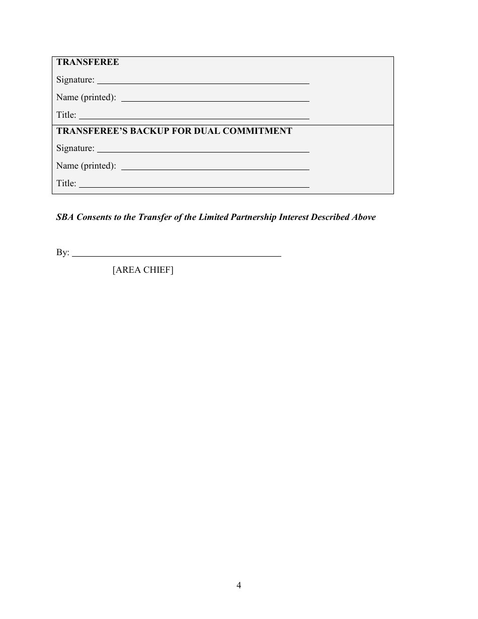 Request for Approval of Transfer Certificate, Page 4