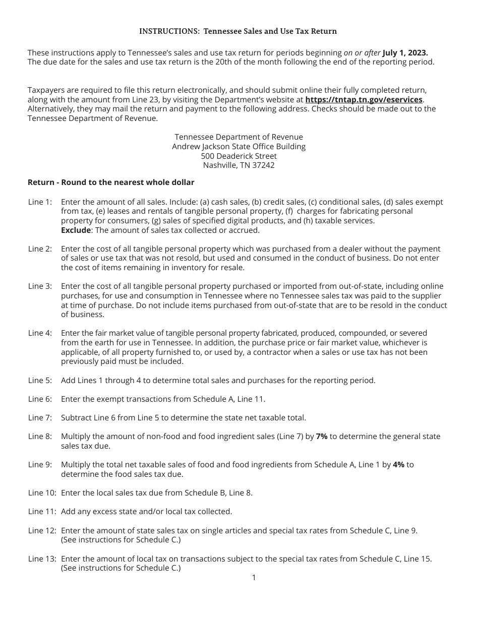Download Instructions for Form SLS450, RVR0012001 State and Local