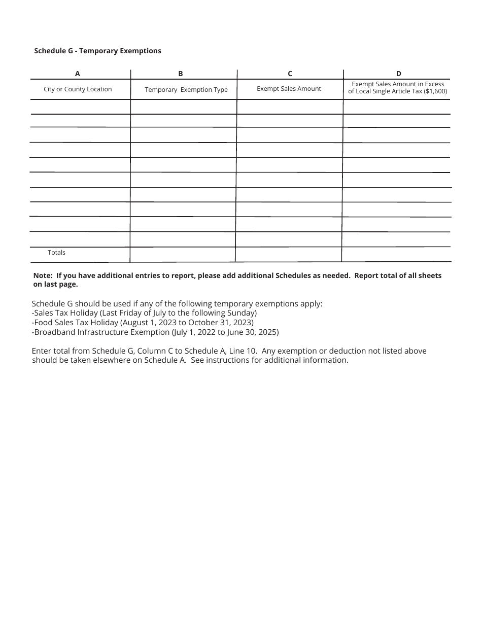 Form SLS450 (RV-R0012001) State and Local Sales and Use Tax Return - Tennessee, Page 5