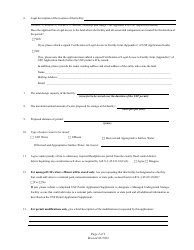 Application for Underground Storage Facility Permit - Arizona, Page 2