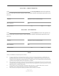 Permit Conveyance Application - Arizona, Page 3