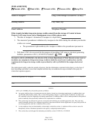 Assignment of Long-Term Storage Credits Form - Arizona, Page 2