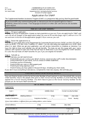Form FS-1 Application for Snap - Kentucky, Page 3