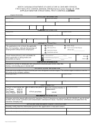 Form 18 Application for Structural Pest Control License - North Carolina, Page 2