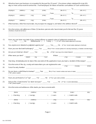 Application for a Non-resident or Reciprocal Salesperson&#039;s License - Mississippi, Page 4