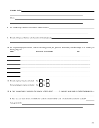 Form FIN484 Administrator Biographical Affidavit - Texas, Page 2