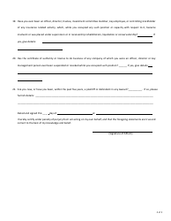 Form FIN484 Administrator Biographical Affidavit - Texas, Page 4