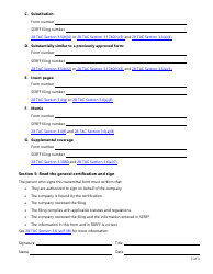 Form LAH310 Life and Health Transmittal Form - Texas, Page 3