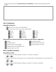 Form PC407 Mediator Roster Application - Texas, Page 3