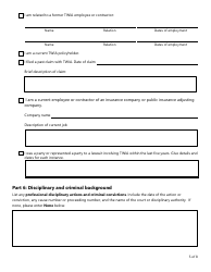 Form PC407 Mediator Roster Application - Texas, Page 5