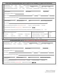 Form SIS-10W Student Enrollment Form - Hawaii (Cebuano), Page 3