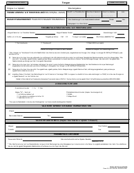 Document preview: Form SIS-10W Student Enrollment Form - Hawaii (Tongan)