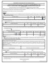 Form WVPF0080 Pre-retirement Beneficiary Designation - West Virginia, Page 3
